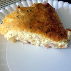 A picture of Easy Ham And Cheese Quiche.