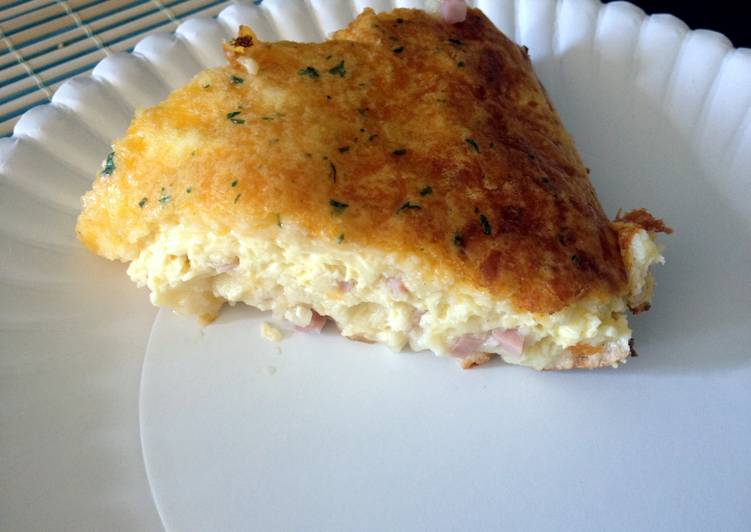 Easy Ham And Cheese Quiche recipe main photo