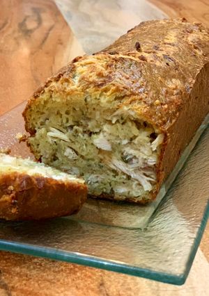 Une photo de Cake poulet - curry à l’huile de coco