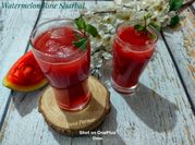 A picture of watermelon sharbat