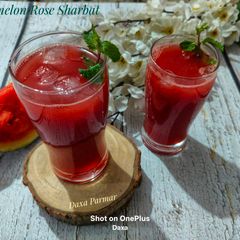 A picture of Watermelon Rose Sharbat.