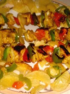 صورة لوصفة شيش صدور دجاج