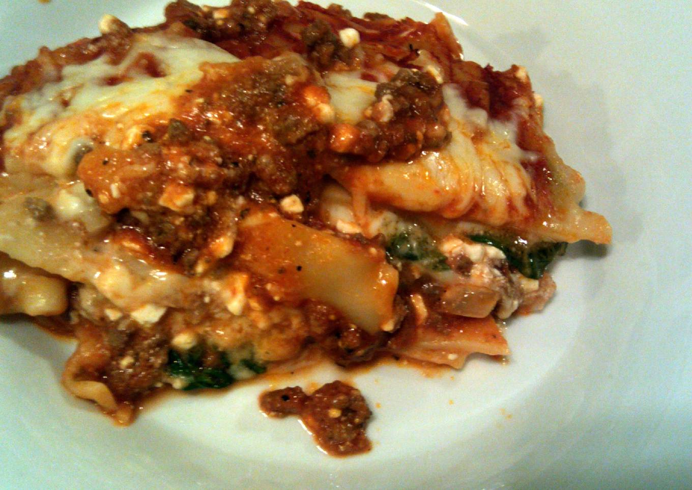 taisen's spinach lasagna