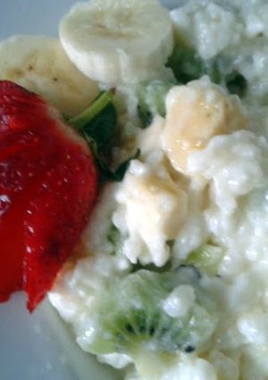 A picture of Rice Pudding Ambrosia.