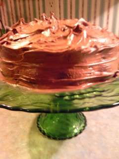 A picture of sunshines cocoa cake.