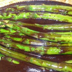 Chilled marinated asparagus A picture of Chilled marinated asparagus.