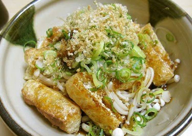 Step-by-Step Guide to Prepare Any-night-of-the-week Aburaage and Enoki sin Ponzu Sauce