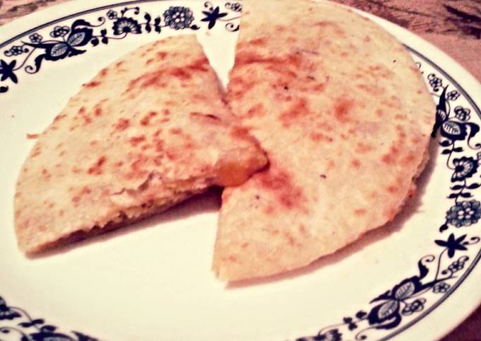 Easy Crisp Quesadilla