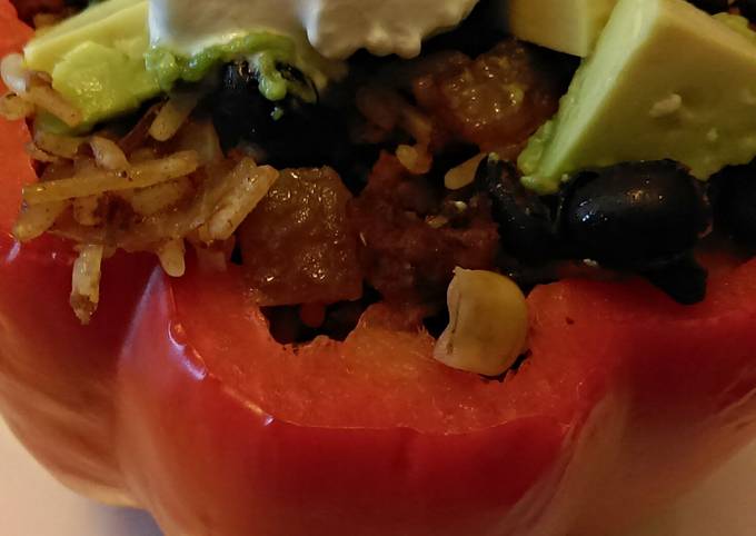 Simple Way to Prepare Award-winning Healthy Southwestern Stuffed Peppers