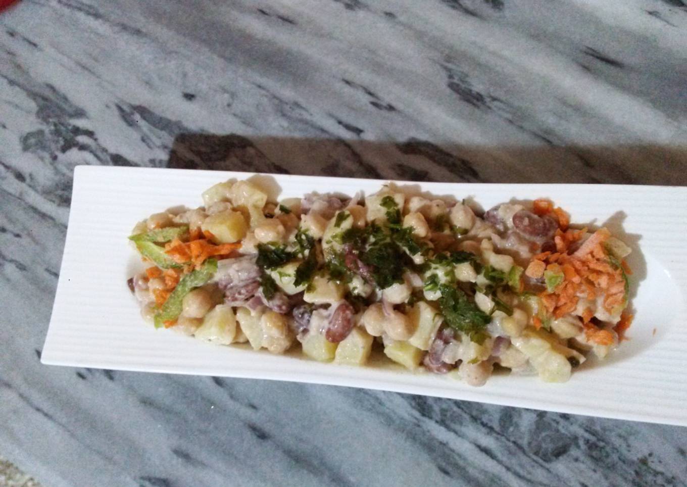 Chickpea bean salad