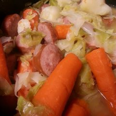 A picture of Cabbage and Sausage.