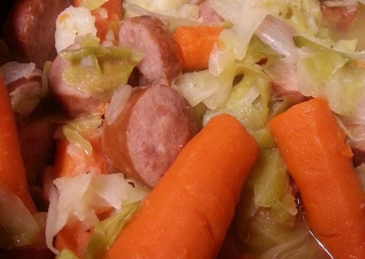Recipe of Yummy Cabbage and Sausage