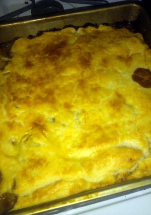 A picture of Ground Beef Pot Pie.