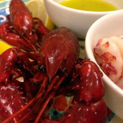 A picture of Preparing and Serving Crayfish.
