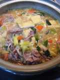 Delicious Vegetable Miso Nabe (Hot Pot)