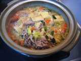 vegetable miso hot pot