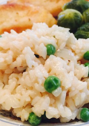 A picture of Creamy Risotto With Peas.