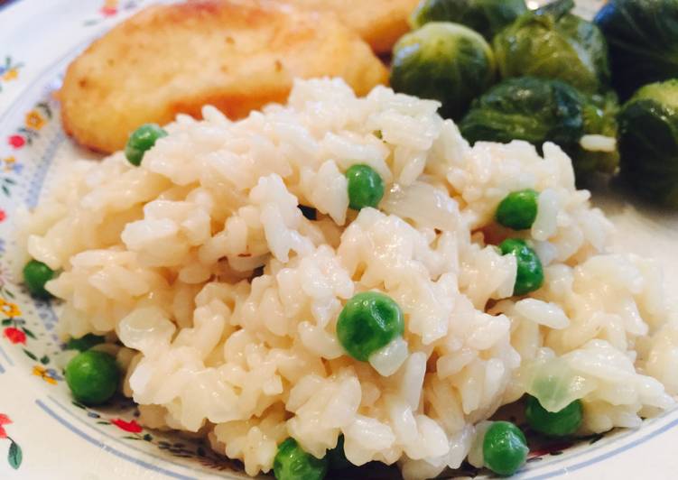 Steps to Prepare Award-winning Creamy Risotto With Peas