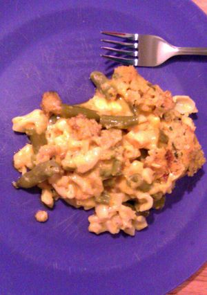 A picture of taisen's green bean stuffing.