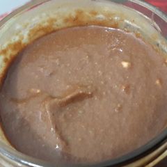A picture of Avocado Guava Cocoa pudding.