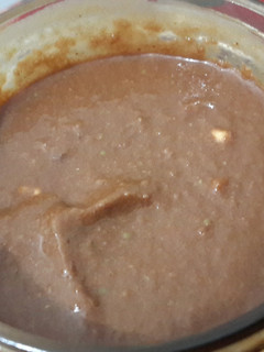 A picture of Avocado Guava Cocoa pudding.