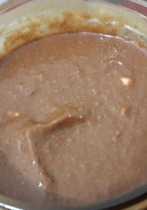 A picture of Avocado Guava Cocoa pudding.