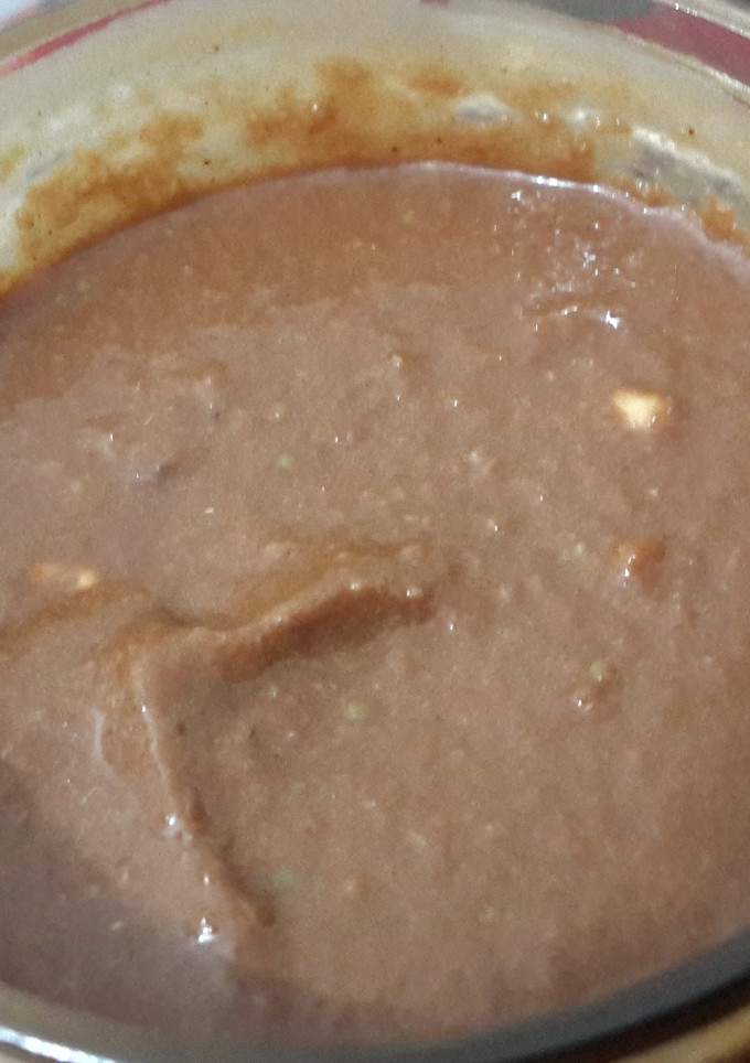 A picture of Avocado Guava Cocoa pudding.