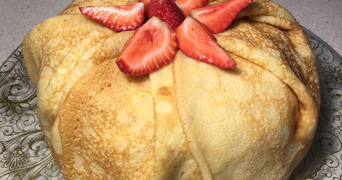 Блинный Торт С Курицей С Фото