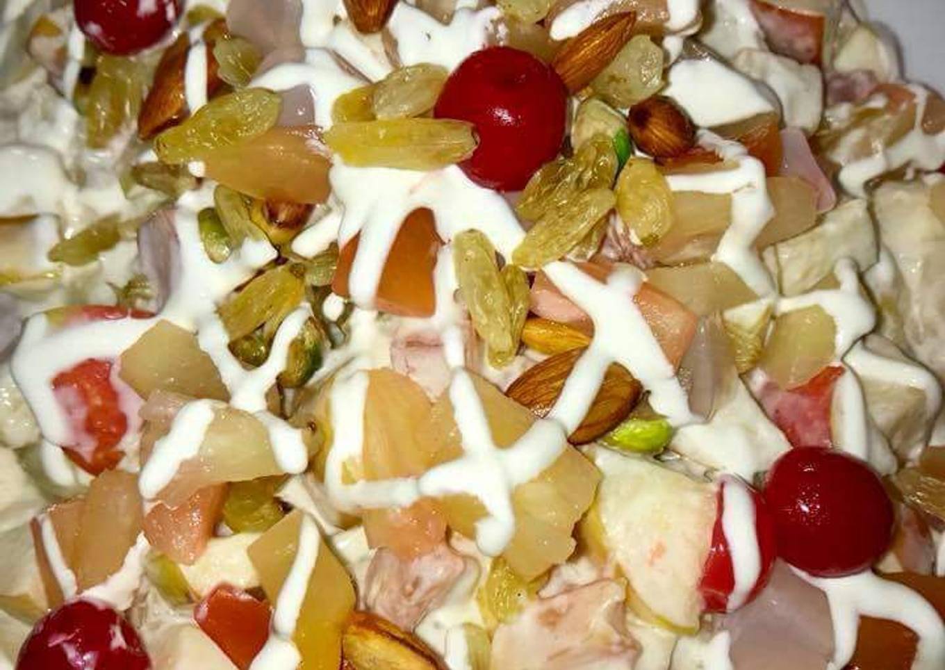 Creamy shahi fruit chat 😋😋