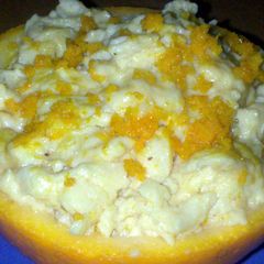 A picture of Sig's Scrambled Egg O'(range) la la.