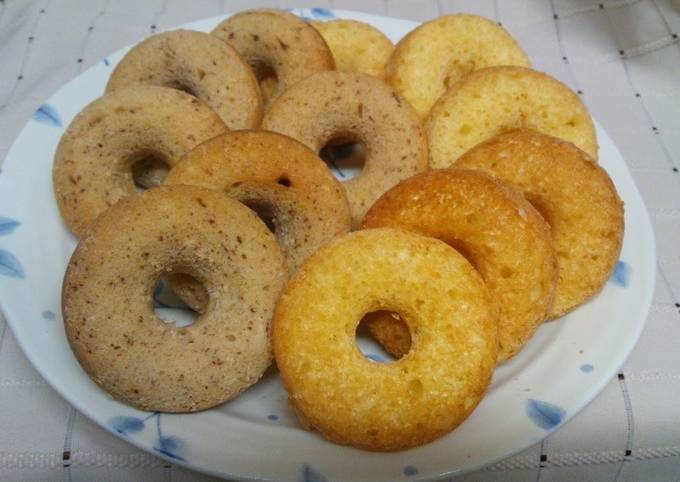 Recipe of Quick Oil-free Chewy Yogurt Donuts
