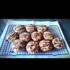 A picture of Triple Chocolate Drizzle Cookies.