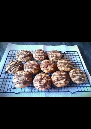 A picture of Triple Chocolate Drizzle Cookies.