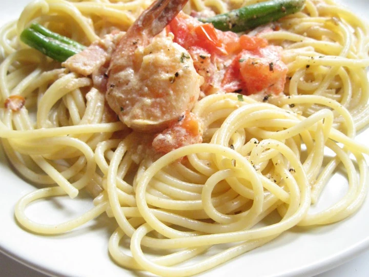 Easy Steps to Make Creamy Shrimp and Tomato Pasta the Delicious Really delicious