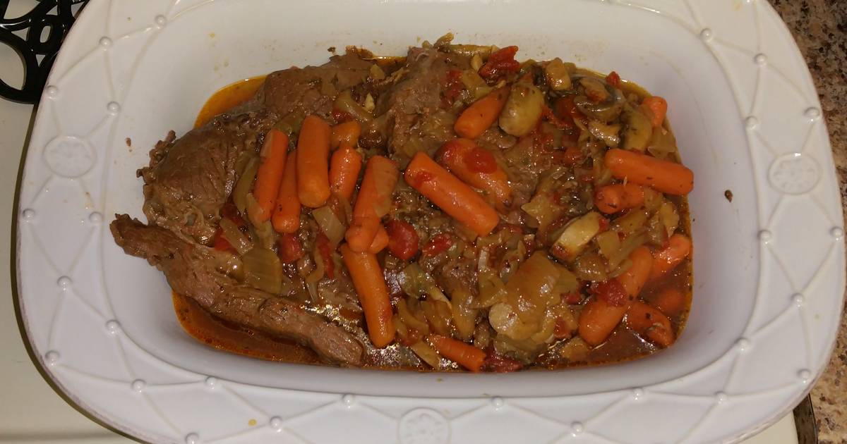 Mediterranean Brisket in Pressure Cooker Recipe by Jamie Davis Cookpad