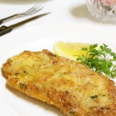 A picture of Milanese-style Layered Pork Cutlets.