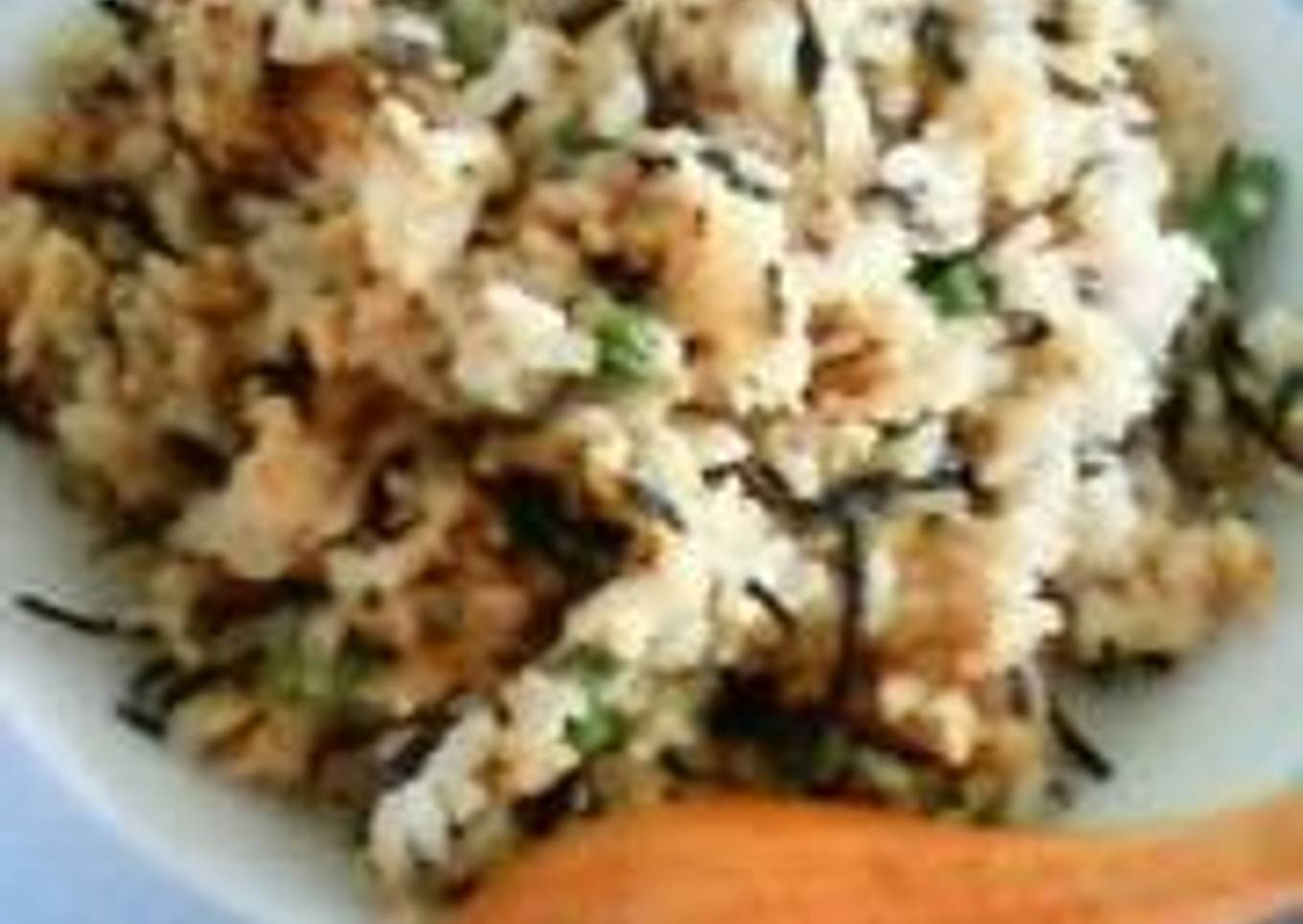 Full of Nutrition Hijiki Fried Rice Flavoured with Miso