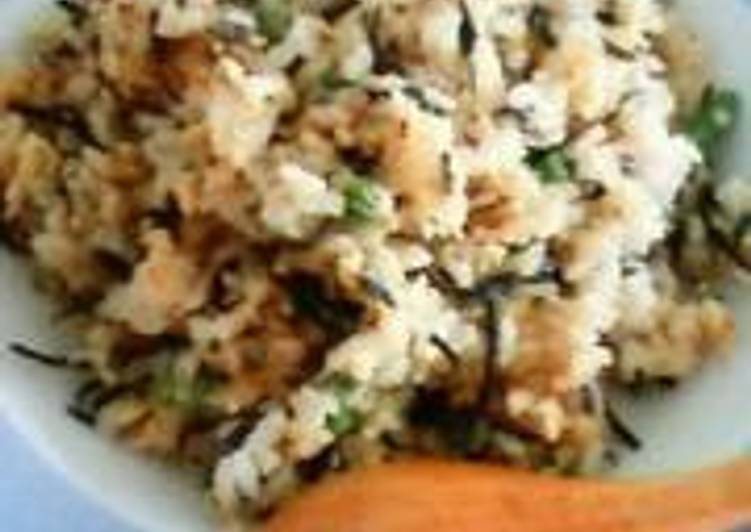 Recipe of Ultimate Full of Nutrition Hijiki Fried Rice Flavoured with Miso