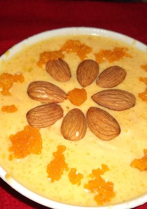 A picture of Pumpkin kheer.