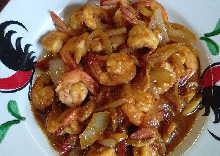 makanan Udang Saus Tiram Jadi, Bikin Ngiler