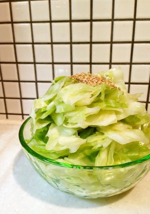 A picture of Use Up a Lot of Cabbage! A 5 Minute No-Cook Side Dish.