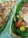 Shredded BBQ Chicken Wrap