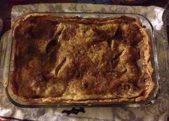 Easy Prepare Recipe Square Apple Pie Home Style