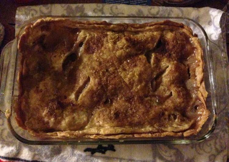 How to Make Perfect Square Apple Pie