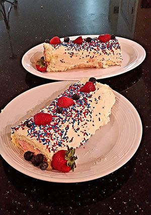 A picture of Vanilla Cake Roll.