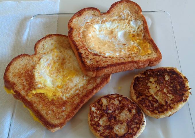 Birds in a Crater w/ French Toast Sliders