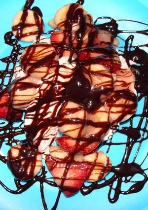 A picture of taisen's ice cream sugar treat.