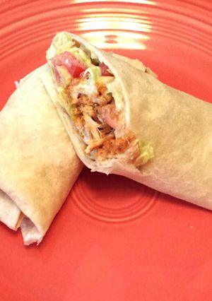 A picture of Buffalo Chicken Wraps.