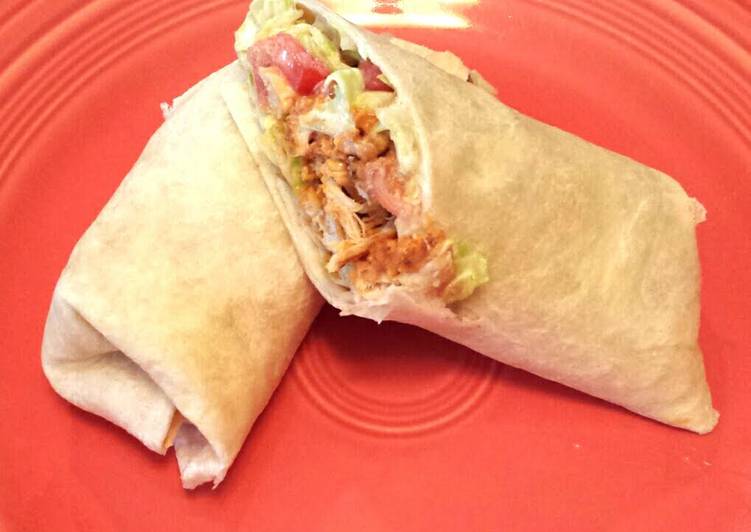 Recipe of Perfect Buffalo Chicken Wraps