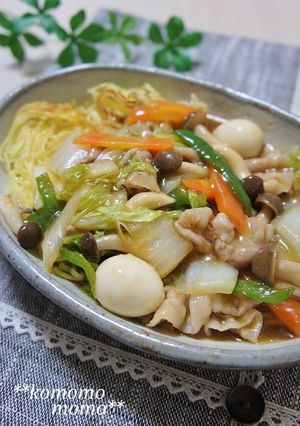 A picture of Easy Japanese-Style Yakisoba with Thick Sauce Using Mentsuyu.